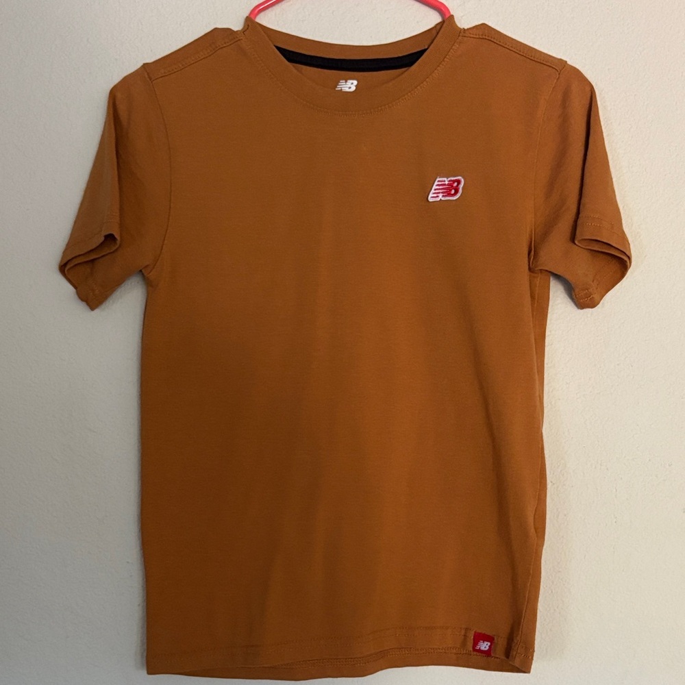 New Balance Tan T-Shirt with Logo